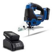 Hyundai HY2182 20V MAX Cordless Jigsaw, 2Ah Li-Ion Battery and charger